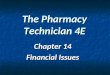 Chapter 14 financial issues