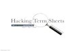Hacking Term Sheets