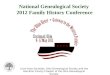 National Genealogical Society 2012 Family History Conference, Cincinnati, OH