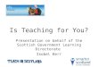 A Career in Teaching - Isobel Kerr [Scottish Teacher Recruitment Team]