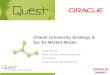 Oracle University Strategy