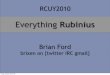Everything Rubinius