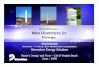 Dominion Power:  New Directions in Energy