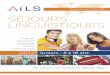 Ails séjours linguistiques | Brochure "Juniors" (de 8 à 18 ans) 2012