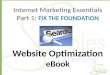 Internet Marketing Essentials: Website Optimization eBook