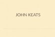 John keats and nature