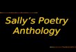 Sally's Poetry Anthology
