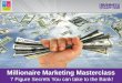 Millioniare Marketing Masterclass - Salon Success 365 Conference