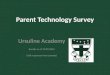 Parent technology survey results 2012