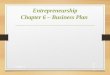 Chapter 6  - business plan power point presentation 1