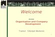 Srba Markovic - Organisation and Company Development