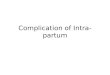 7. complication of intrapartum