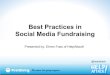 Best Practices in Social Media Fundraising