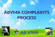 June 2012 Registration Day, Overview of the ABVMA Complaints Process