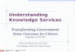 Understanding Knowledge Services