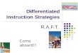 Differentiated Instruction Strategy Raft