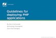 Options for deploying PHP applications