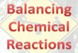 Balancing Chemical Rx