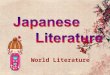 Japanese literature 2