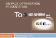 SEO ON PAGE BASIC TIPS