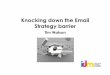 Knocking down the Email Strategy barrier