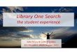 Library OneSearch