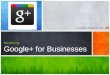 Google+ for Businesses