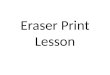 Eraser print power point