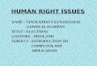 Human right issues