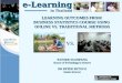 e-Learning in Thailand LEARNING OUTCOMES FROM