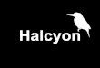 Halcyon Atl RUG Presentation