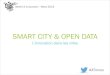 Atelier d'innovation @ Le Cube "Smart City & Open Data"