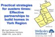 Practical Strategies for Austere times: Effective Partnerships to Build Homes in York Region