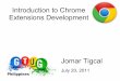 Introduction to Google Chrome Extensions Development