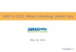 SEO in 2011: What’s Working, What’s Not & Where to Focus