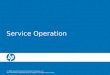 6 service operation
