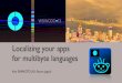 Localizing your apps for multibyte languages