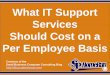What IT Support Services Should Cost on a Per Employee Basis (Slides)