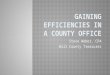 Gaining Efficiencies in County Government
