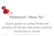Quick Start Guide to Pinterest