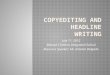 Campus journalism - copyreading and headline writing