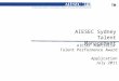 AIESEC Sydney TM Award Application