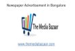 Bangalore newspaper advertising india,newspaper ads bangalore