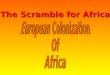 Scramble for africa  th