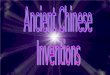 Inventions Of China Gn