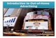 Introduction to out of-home Advertising media