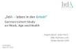 "lidA - Leben in der Arbeit" German Cohort Study on Work, Age and Healthy