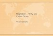 Migration – Why Do Cities Grow