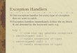 Exception Handling1