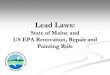 HHT Presentation: Lead Laws